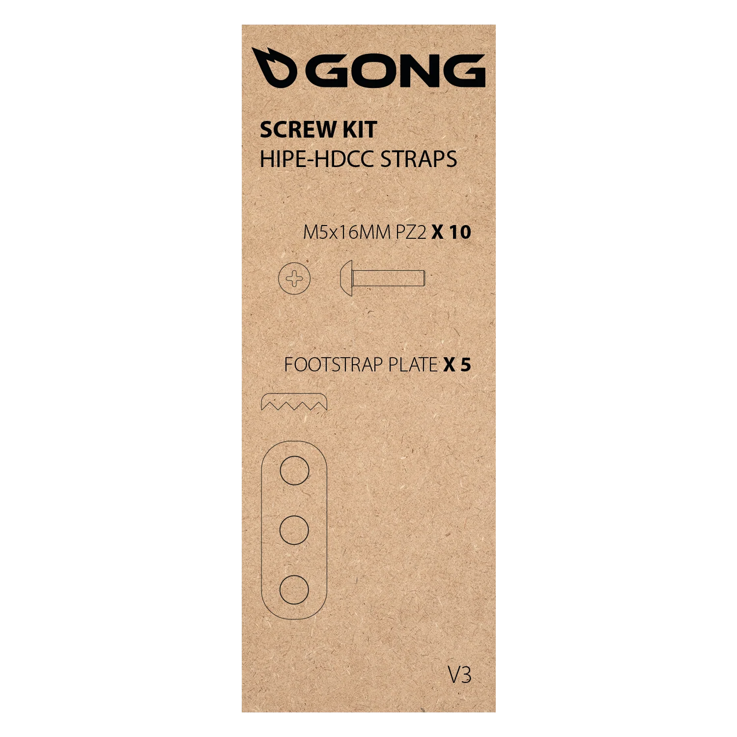 GONG | Kit Vis Strap HDCC et HIPE
