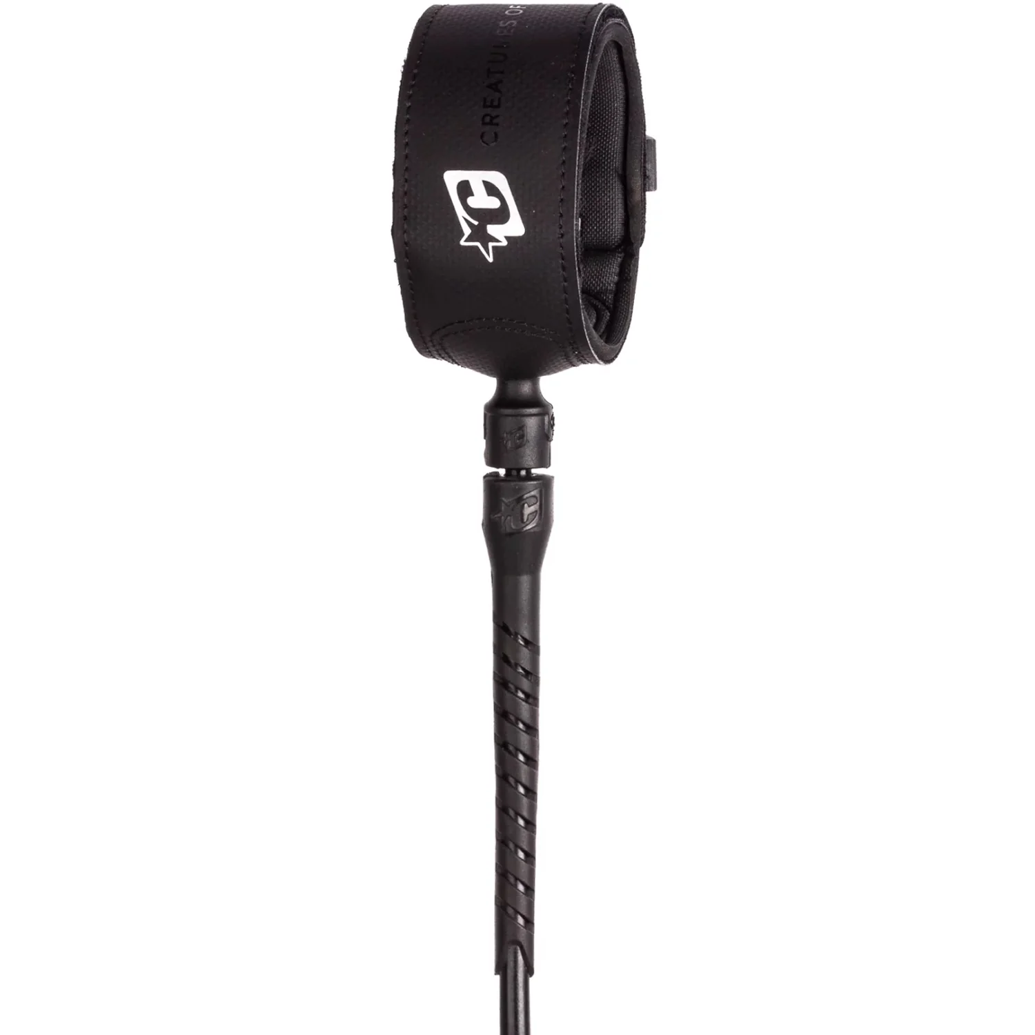 Creatures Of Leisure | Leash Superlite Longboard Ankle 9' - Black Silver