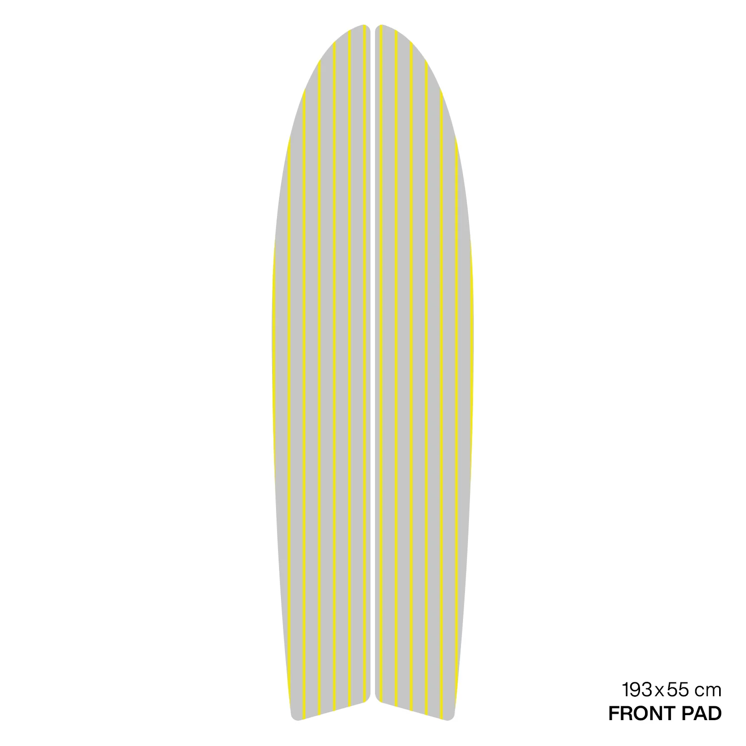 GONG |  Front Pad SUP Cruising Brushed