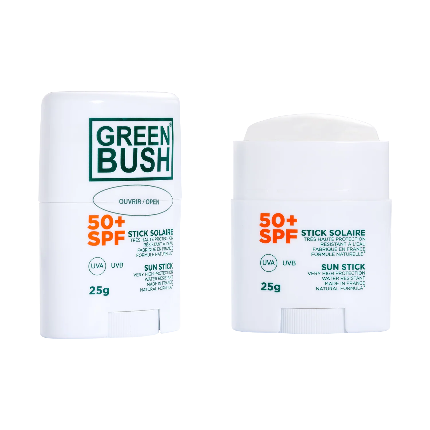 Greenbush Stick Solaire Spf50+ Blanc