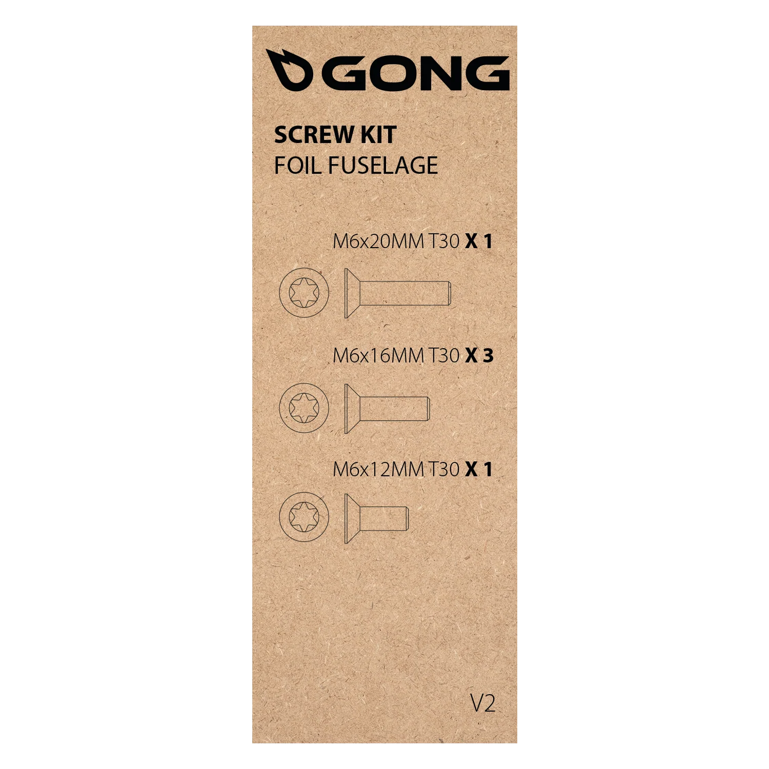 GONG | Kit Vis Front Wing et Stab V2