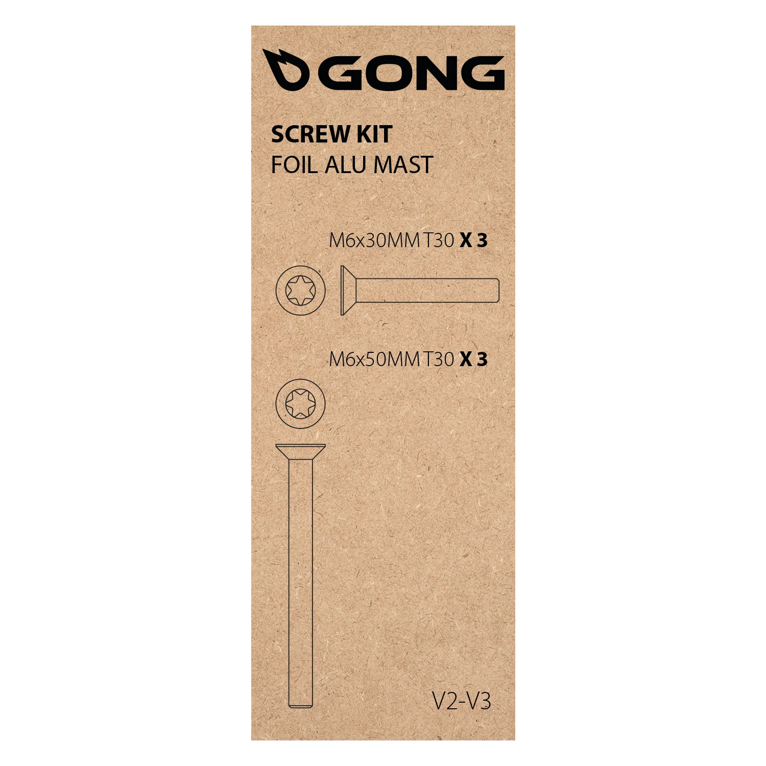 GONG | Kit Vis Mât Alu V2/V3