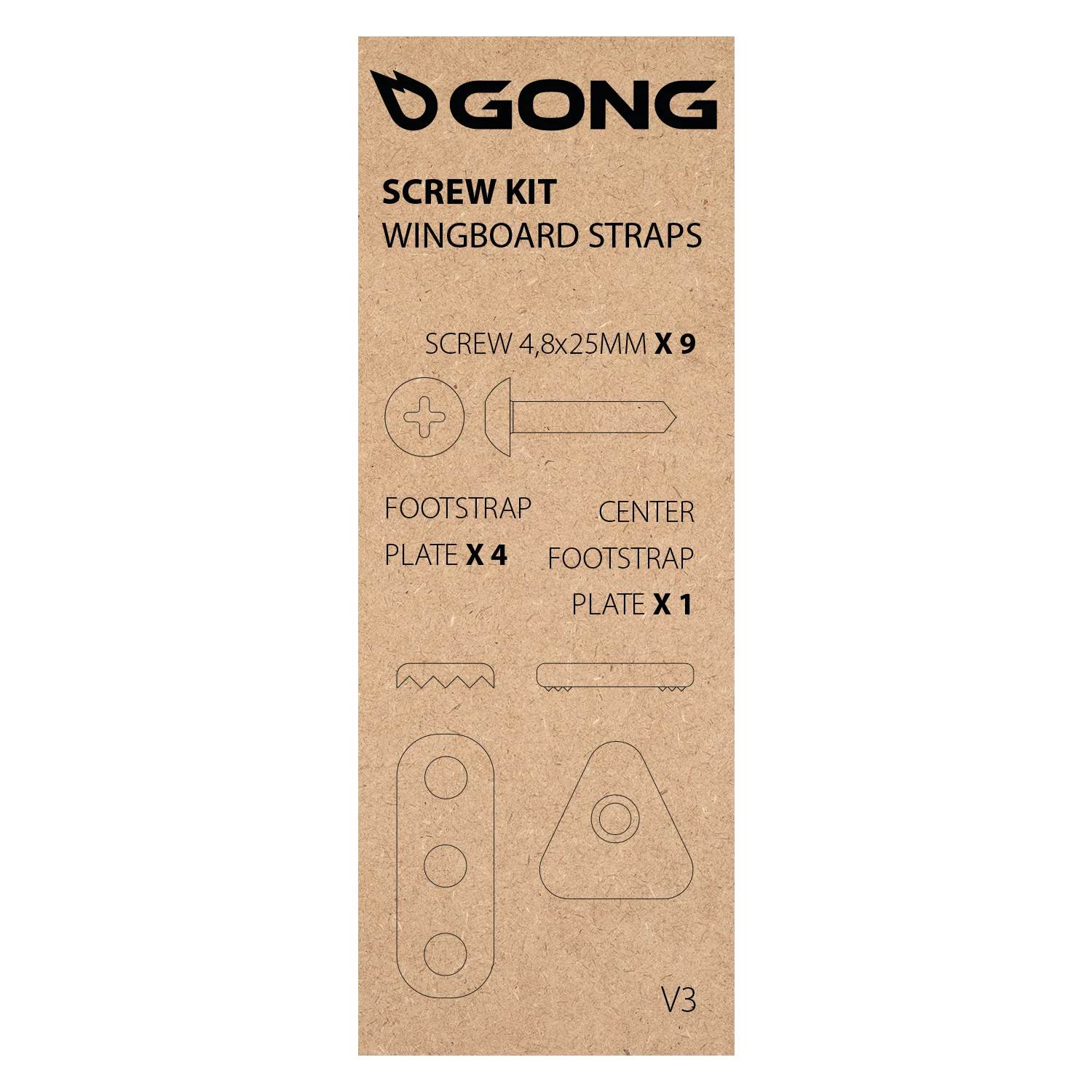 GONG | Kit Vis Strap en V